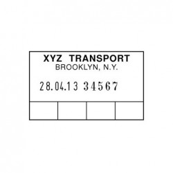 Datador numerador REINER DN53A-5, 5 xifres amb placa de 50 x 30 mm.