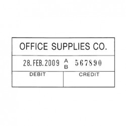 Datador numerador REINER DN65A, 6 xifres amb placa de 65 x 30 mm.