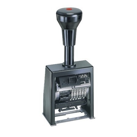 Numerador REINER B6K de 6 cifras con armazón de plástico resistente