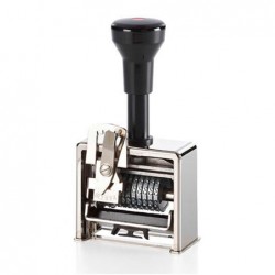 Numerador Reiner C1 de 7 cifras. Armazón metálico.